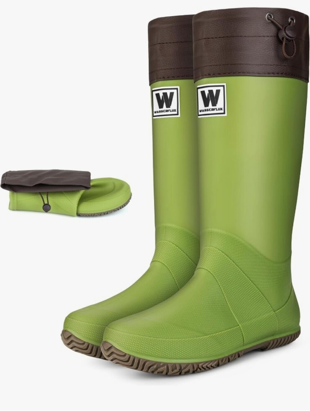 NWOT Wasserflux Foldable Rain Boots